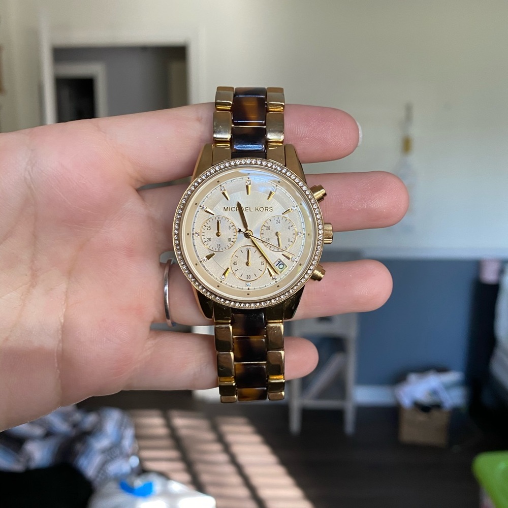 Michael Kors Tortoise Shell Watch